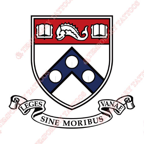 Penn Quakers Customize Temporary Tattoos Stickers NO.5830